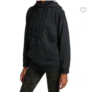 NWT R13 Mask-Up Fleece Hoodie Sweatshirt Acid Black S